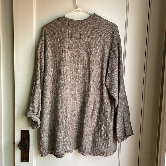 Flax Linen Overshirt - Picture 4 of 6